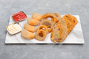 Fried mixed appetizers