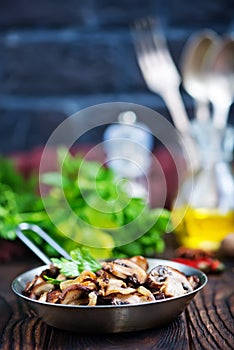 Fried mushrooms