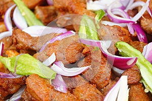 Fried mutton chops, very delicious food