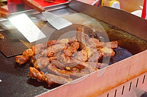 Fried mutton chops, very delicious food