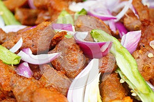 Fried mutton chops, very delicious food