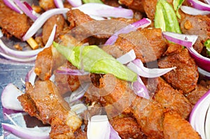 Fried mutton chops, very delicious food