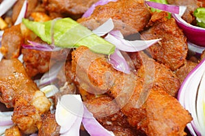 Fried mutton chops, very delicious food