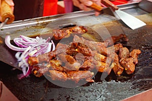 Fried mutton chops, very delicious food