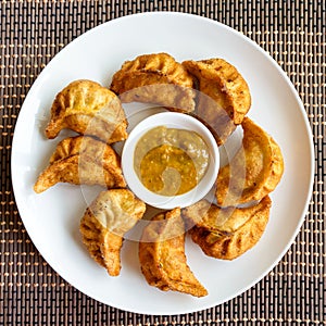 Fried Nepalese momos