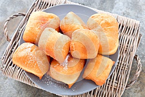 Fried New Orleans Beignets