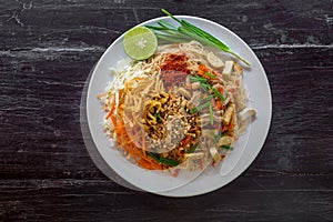 Fried noodle Thai style