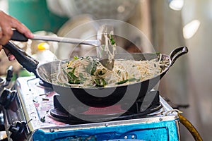 Fried noodles is a resident of the ethnic Chinese in Thailand.