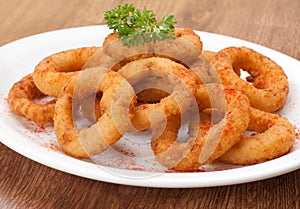 Fried onion rings