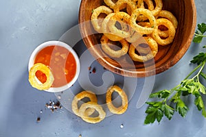 Fried onion rings