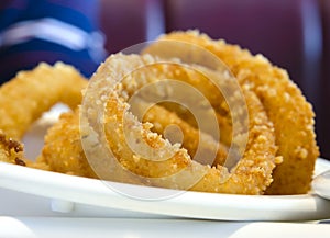 Fried onion rings