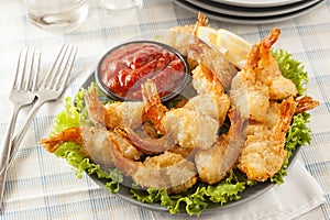 Fried Organic Coconut Shrimp