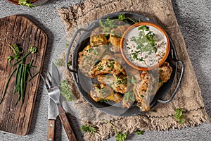 Fried Parmesan Chicken Wings