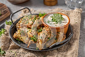 Fried Parmesan Chicken Wings