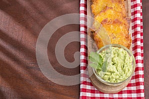 Fried plantain tostÃ³n. Patacon - Musa Ã— paradisiaca