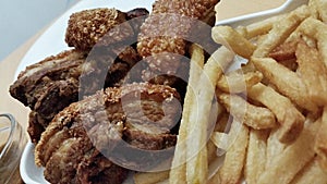 Fried Pork and Chips