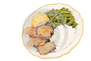 Fried Pork Tenderloin Dinner