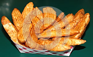 Fried Potato Wedges