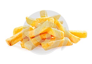 Fried potato wedges photo