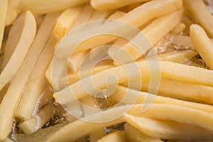 Fried potatoes background