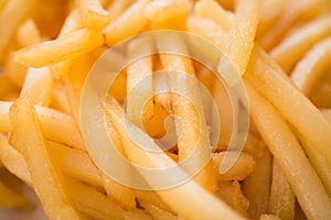 Fried potatoes background