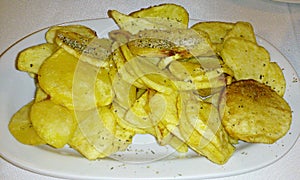 Fried potatoes