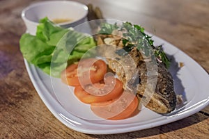 Fried Rainbow Trout, Thai Food