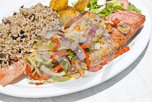 Fried Red Snapper photo