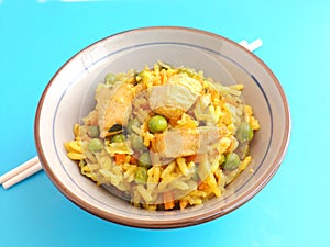 Fried rice with chicken