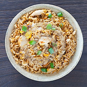 Fried rice chicken