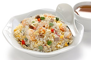 Fried rice, chinese cuisine, yangzhou style photo