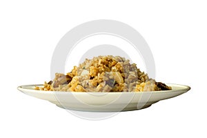 Fried Rice, with Clipping Path