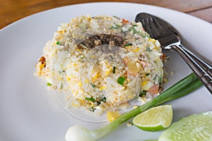 Fried rice with crab ,Thai cuisine