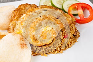 Fried Rice Nasi Goreng Indonesia Traditional Food