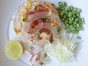 Fried rice thai food