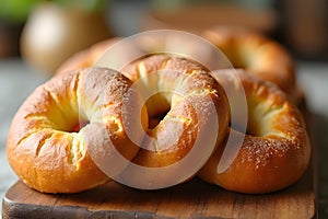 Fried roti ready to serve for breakfast