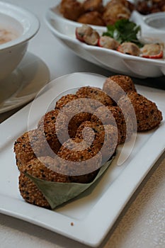 Fried Sesame Nian Gao Dessert