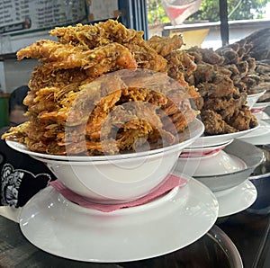 Fried Shrimp at padang restaurant