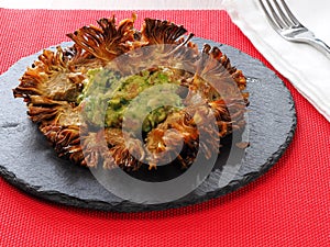 FRIED SLICED ARTICHOKES - ALCACHOFAS FRITAS