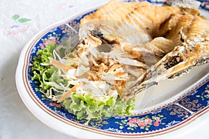 Fried Snapper with Fish Sauce