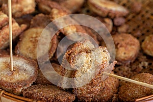 Fried spawn Thai Street Food