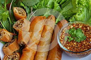 Fried spring roll pastry