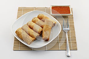 Fried spring rolls