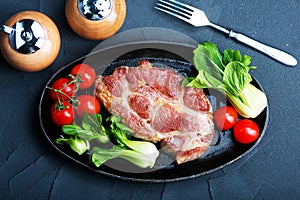 Fried steak