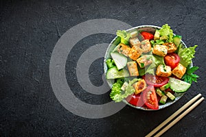 Fried Tofu Salad