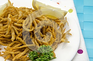 Fried whitebait