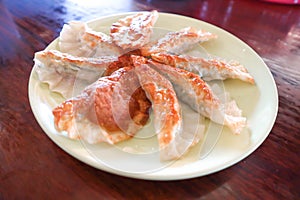 Fried wonton dish