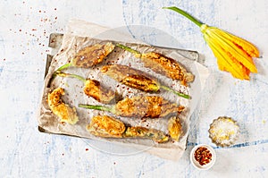 Fried Zucchini Flowers