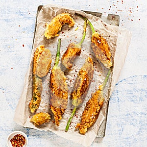 Fried Zucchini Flowers