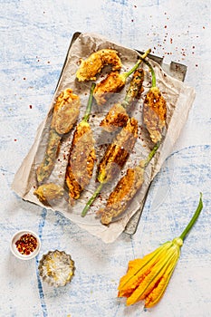 Fried Zucchini Flowers